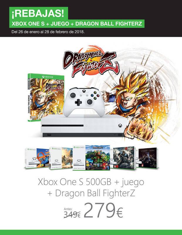 Xbox One S, Dragon Ball FighterZ y otro juego por 279 euros Imagen 2