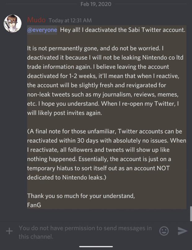 La filtradora de la industria cierra su cuenta de Twitter por presiones de Nintendo Imagen 2