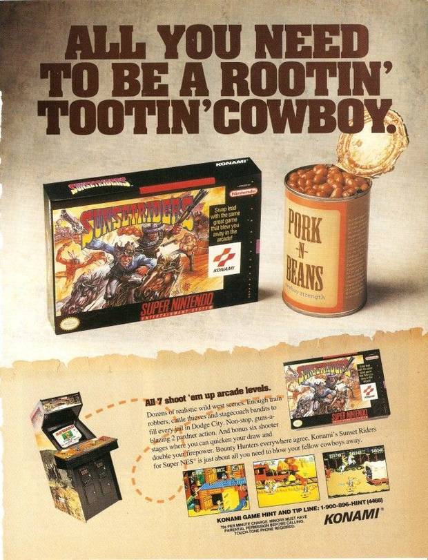 El anuncio de la versi�n SNES tampoco es que fuera una maravilla.