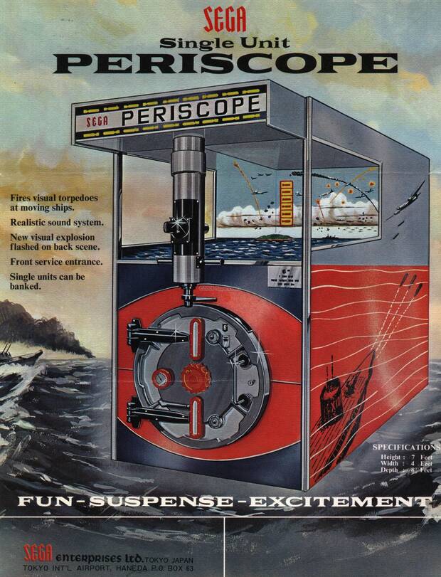 'Persicope' (1966), el primer 'juego' de SEGA.