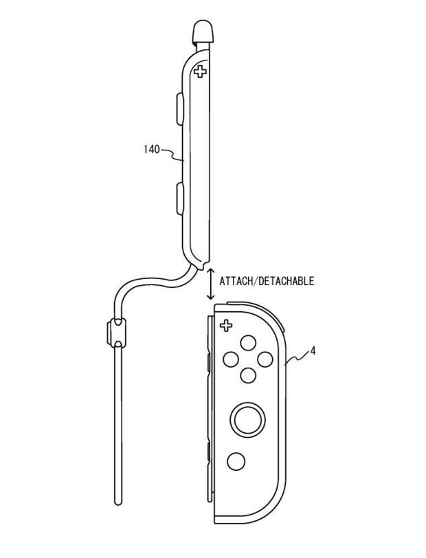 Nintendo registra una patente para acoplar un stylus a los Joy-Con Imagen 2