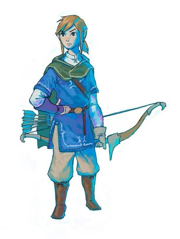 The Legend of Zelda: Breath of the Wild nos muestra dos nuevos bocetos de Link Imagen 3