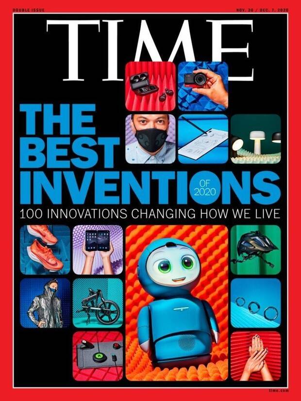 Portada de Time con los mejores inventos del 2020