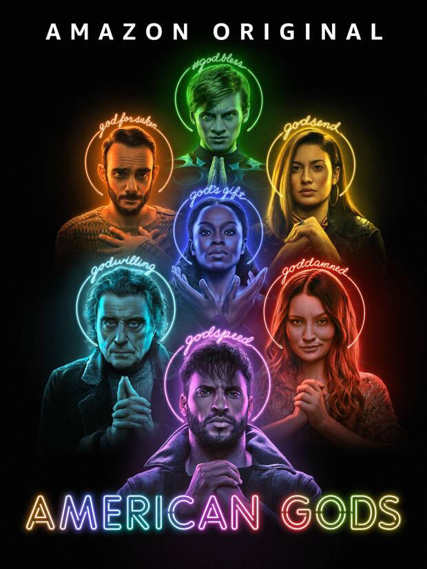 Póster oficial de la temporada 3 de American Gods