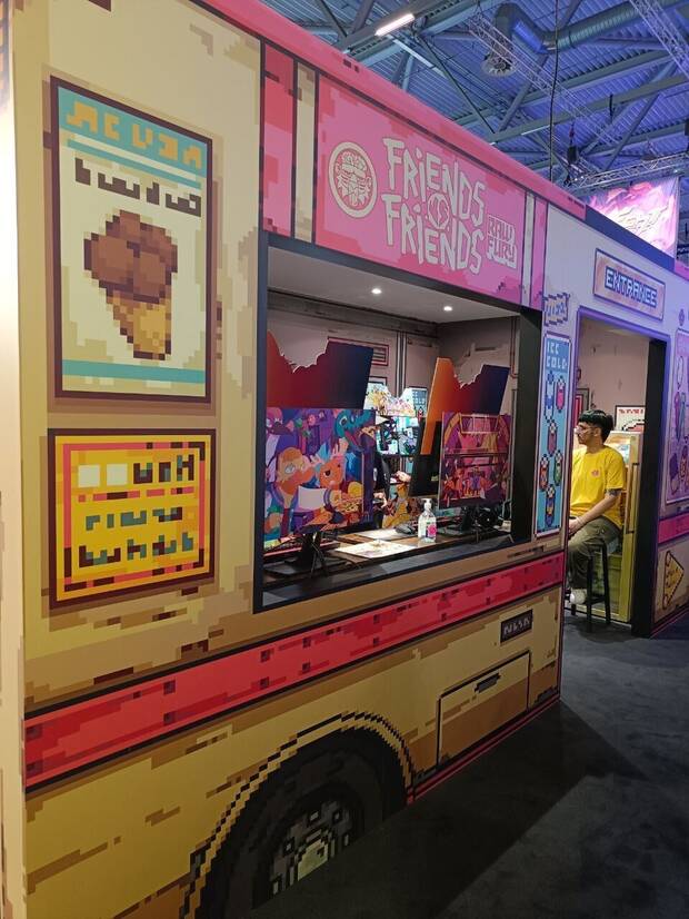 Stand de 'Friends vs Friends' en Gamescom 2022.