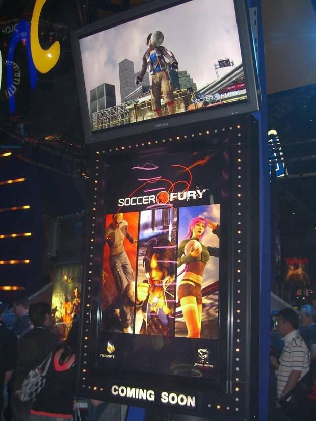 Soccer Fury en el estand de NCSoft en el E3 de 2006.
