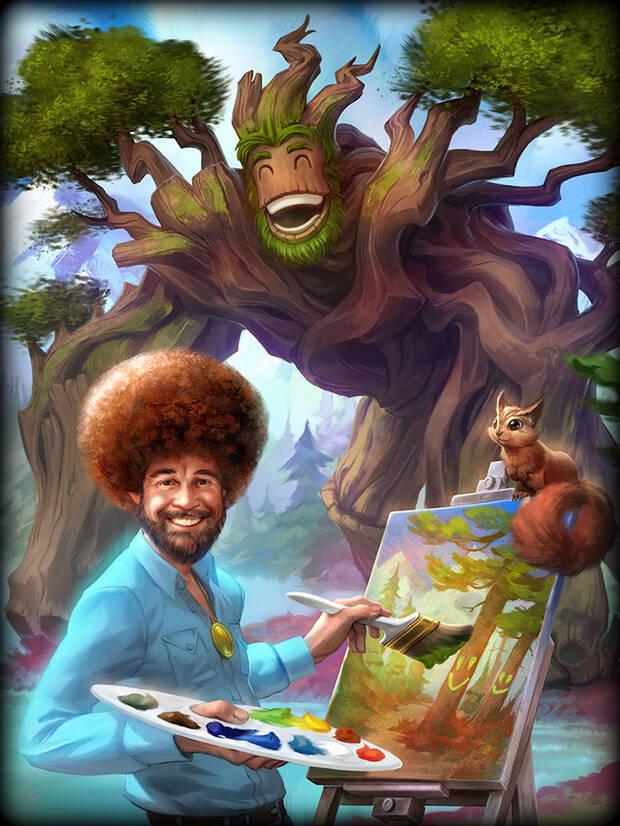 Bob Ross tendr un homenaje en el juego Smite Imagen 2