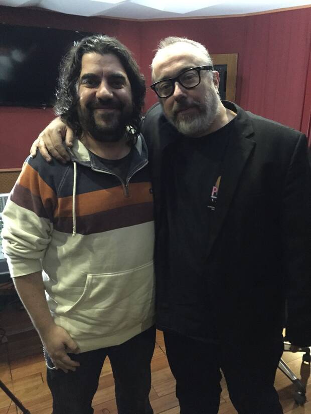 Maeso con el directo de cine lex de la Iglesia.