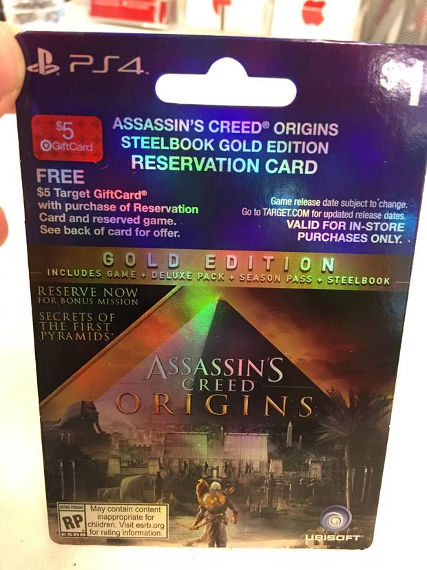 Se filtra una tarjeta de reserva de Assassin's Creed Origins Imagen 2