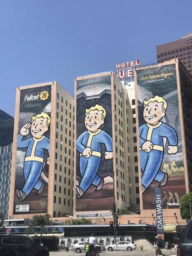 As� es el mural de Fallout 76 con motivo del E3 Imagen 2