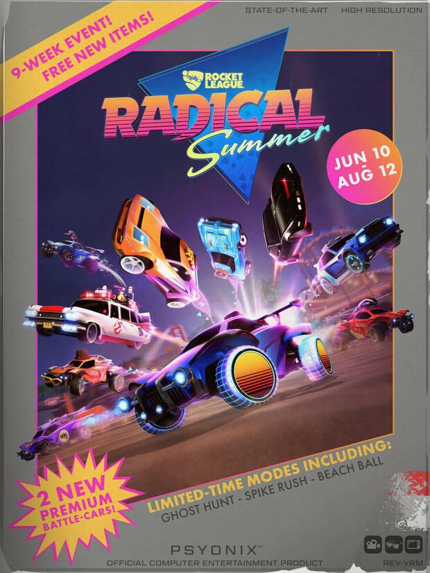 Rocket League anuncia su evento Radical Summer dedicado a los aos 80 Imagen 2