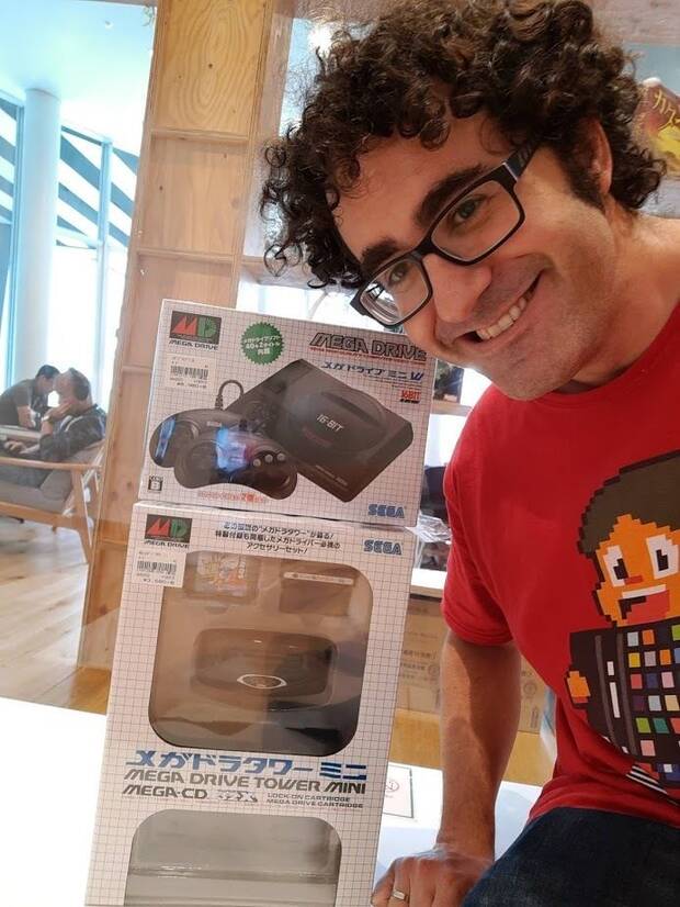 Nafria ha sido siempre un apasionado de Sega. Ahora ha participado en un juego de una de las franquicias más queridas de la marca japonesa: 'Alex Kidd'.