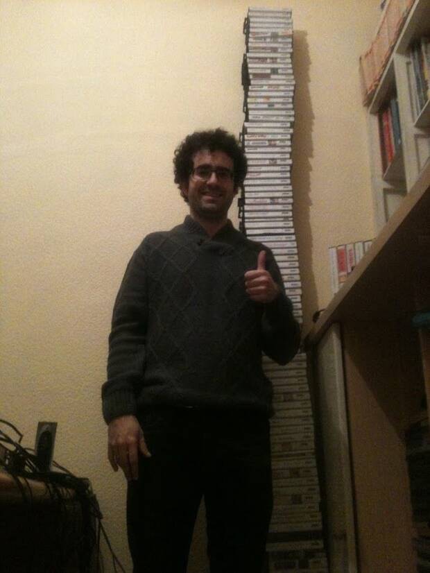 Nafria con los juegos de Master System.