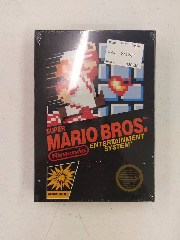 Un cartucho precintado de Super Mario Bros. se vende por 30.000 dlares Imagen 2
