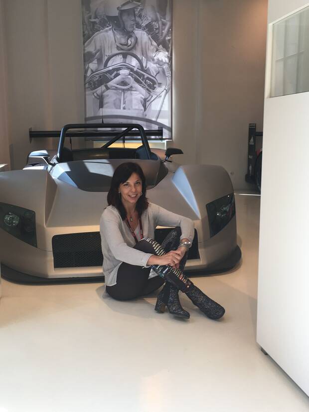 Carolina Moreno, en el Museo de Hamburgo para la presentación de 'F1 2019'.