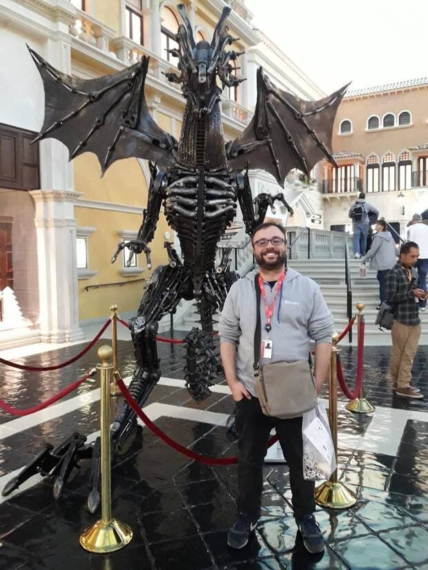 Sucasas en Las Vegas en un evento de Amazon en 2018
