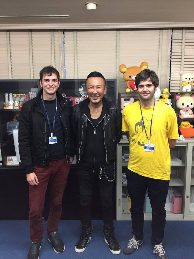 Con Toshihiro Nagoshi, productor y director de varios Yakuza.