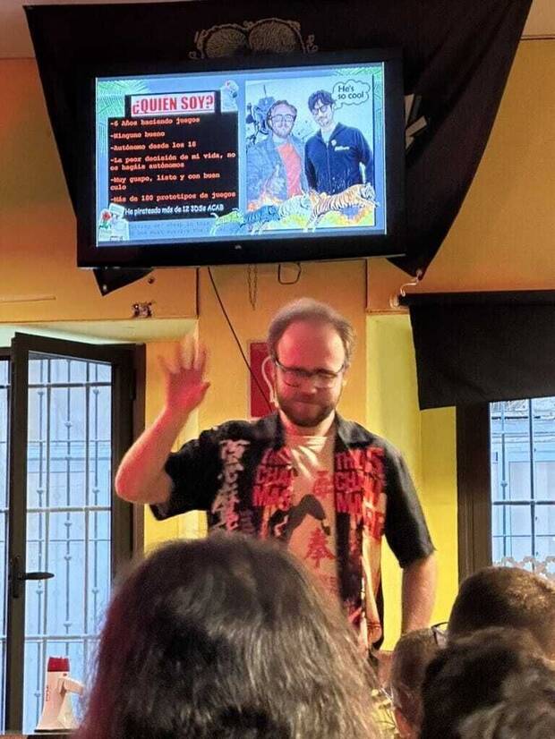 Guidet en una imagen reciente durante una charla que imparti en Malaga.