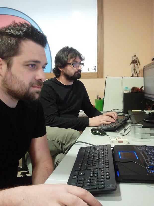 David Ferri y Enrique David, fundadores de Spherical Pixel, en 2013.