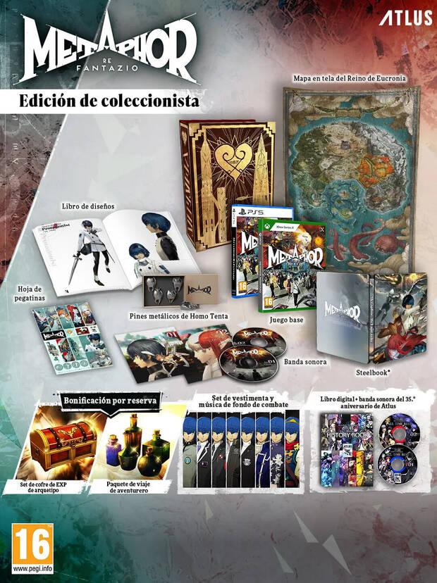 Metaphor: ReFantazio todas las ediciones que hay a la venta, fsicas y digitales