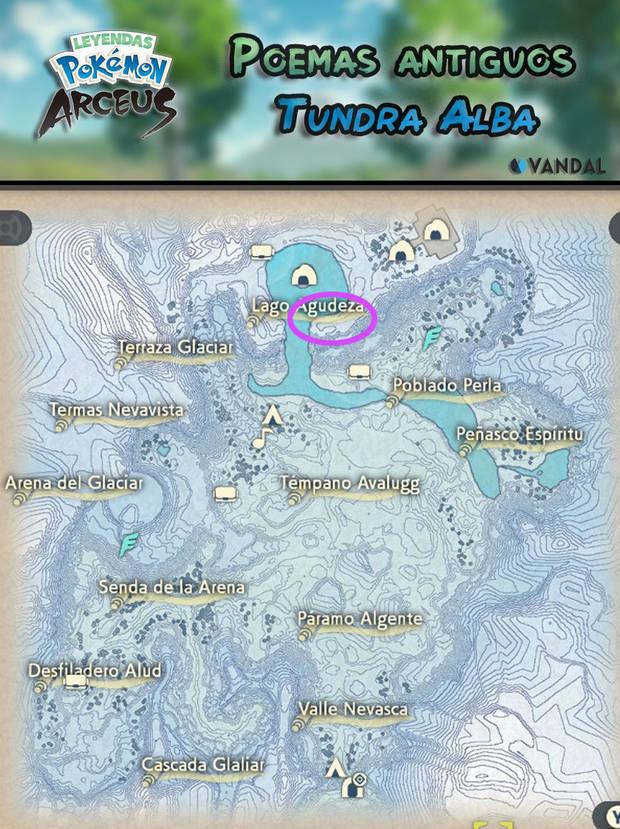 Leyendas Pokémon: Arceus - Poema antiguo nş 7 - Localización