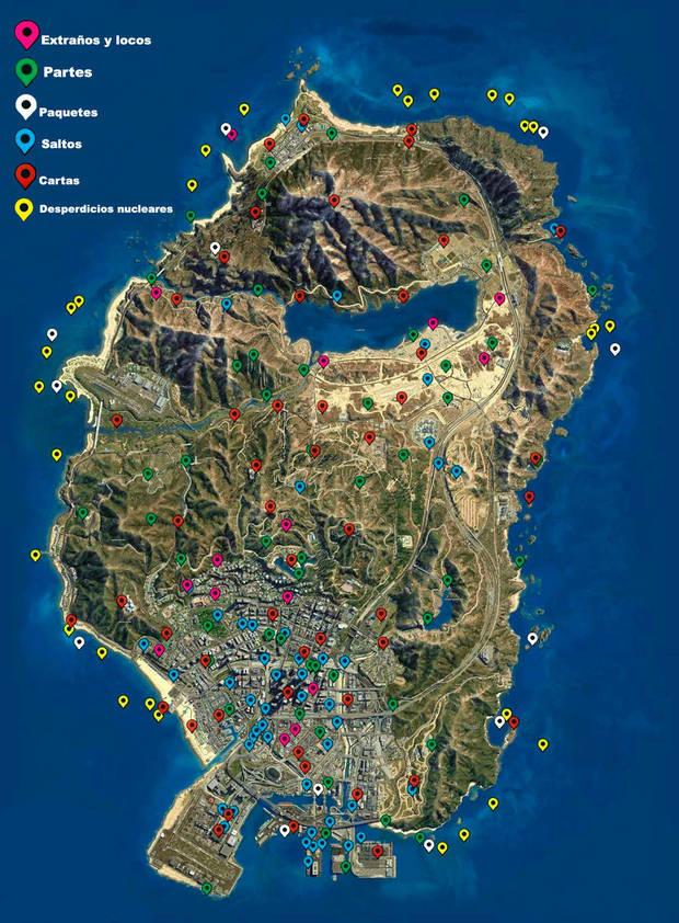 Submerged and Collectible Mouses Map in GTA 5