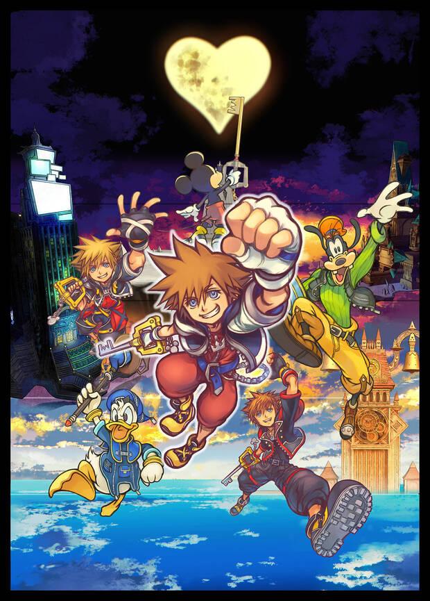 portada arreglada de kingdom hearts collection