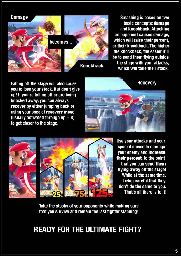 Un fan crea un manual de instrucciones de Super Smash Bros. Ultimate Imagen 4