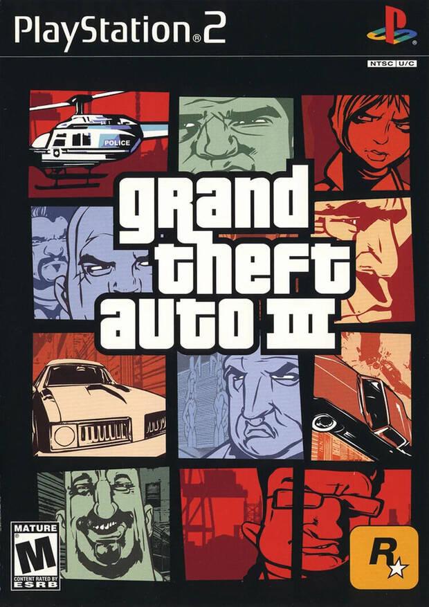 Portada americana de GTA 3