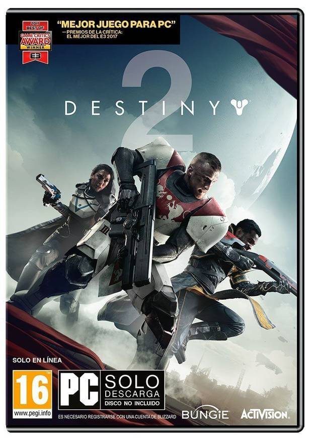 La edición física de Destiny 2 en PC incluye un disco de papel Imagen 2