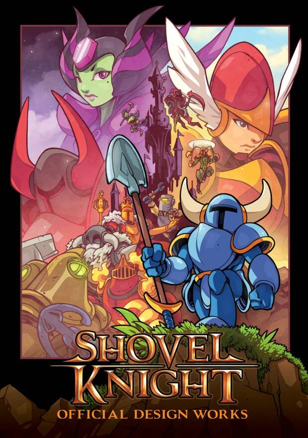 El libro de ilustraciones de Shovel Knight presenta su portada Imagen 2