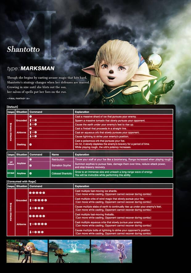Conoce los movimientos de los personajes de Dissidia Final Fantasy NT Imagen 12