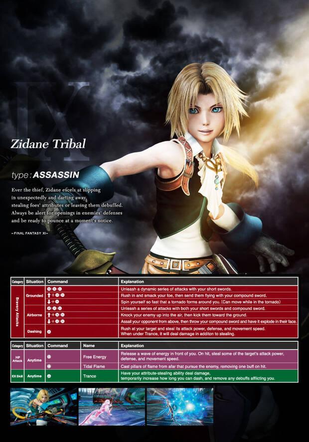 Conoce los movimientos de los personajes de Dissidia Final Fantasy NT Imagen 10