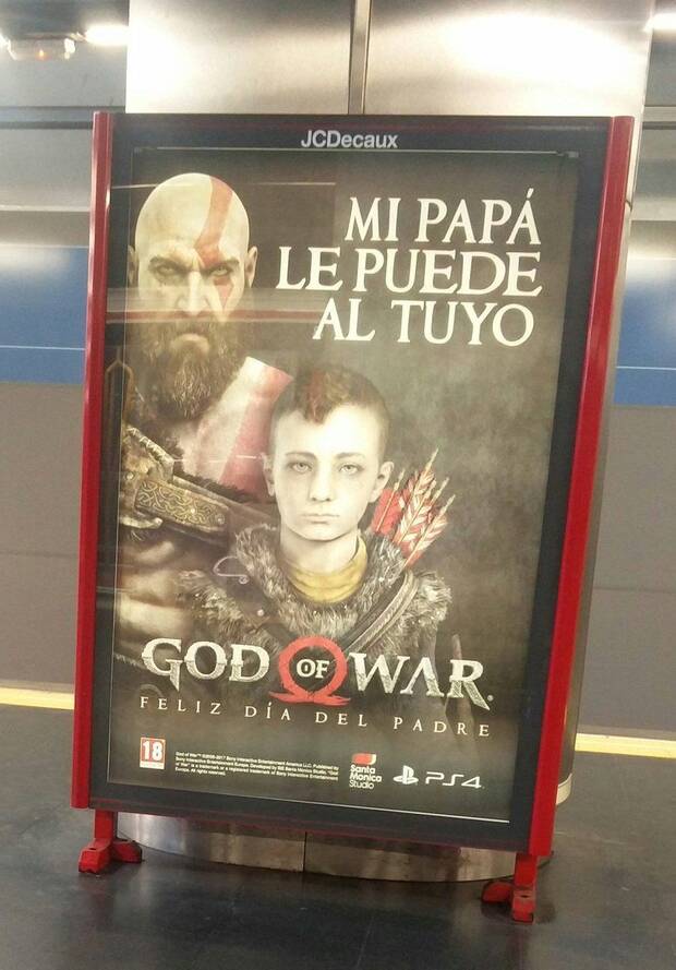 As es la divertida publicidad de God of War para el Da del Padre Imagen 2