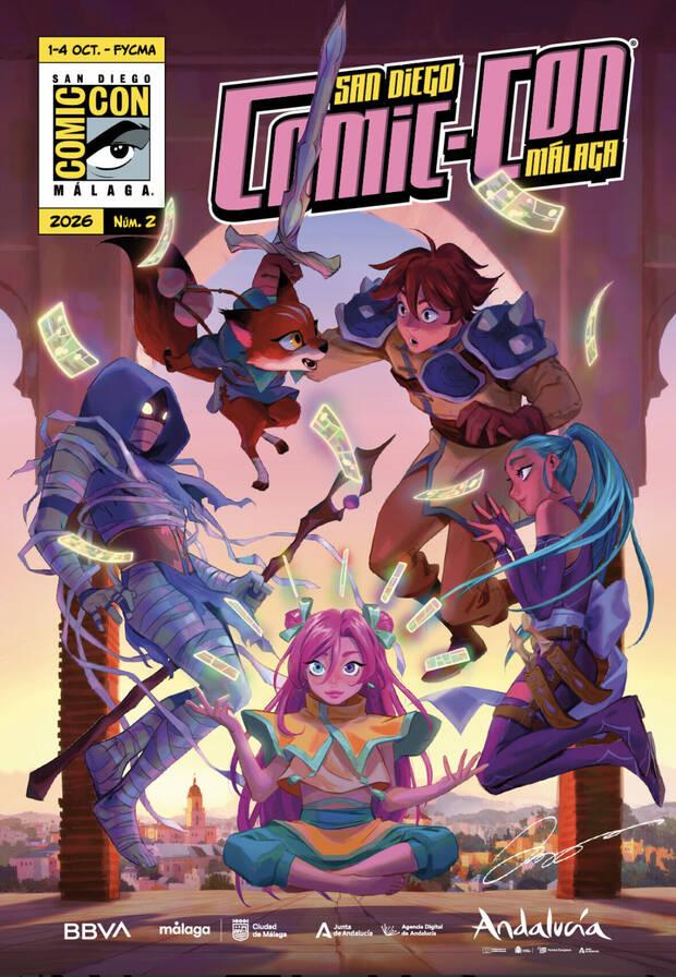 Cartel Comic Con de M�laga de Mingjue Helen Chen