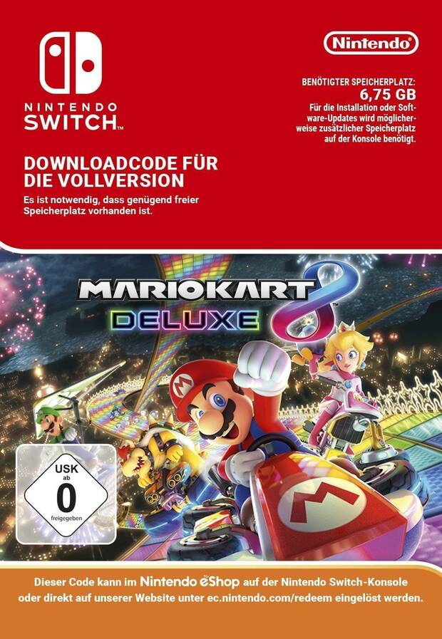 Desvelado el tamao de la descarga digital de Mario Kart 8 Deluxe Imagen 2