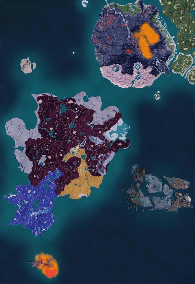 Palworld - Mapa con la localizaci�n del Pal Moldron
