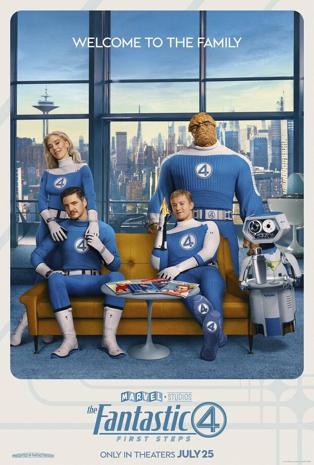 Poster de los 4 fantásticos de Marvel