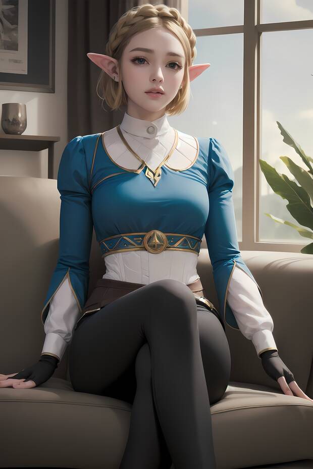 Recreaci�n realista de Zelda hecha por IA