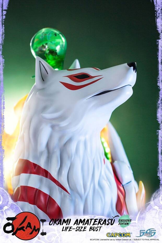 Ya se puede reservar el busto tamao real de Amaterasu de Okami Imagen 2