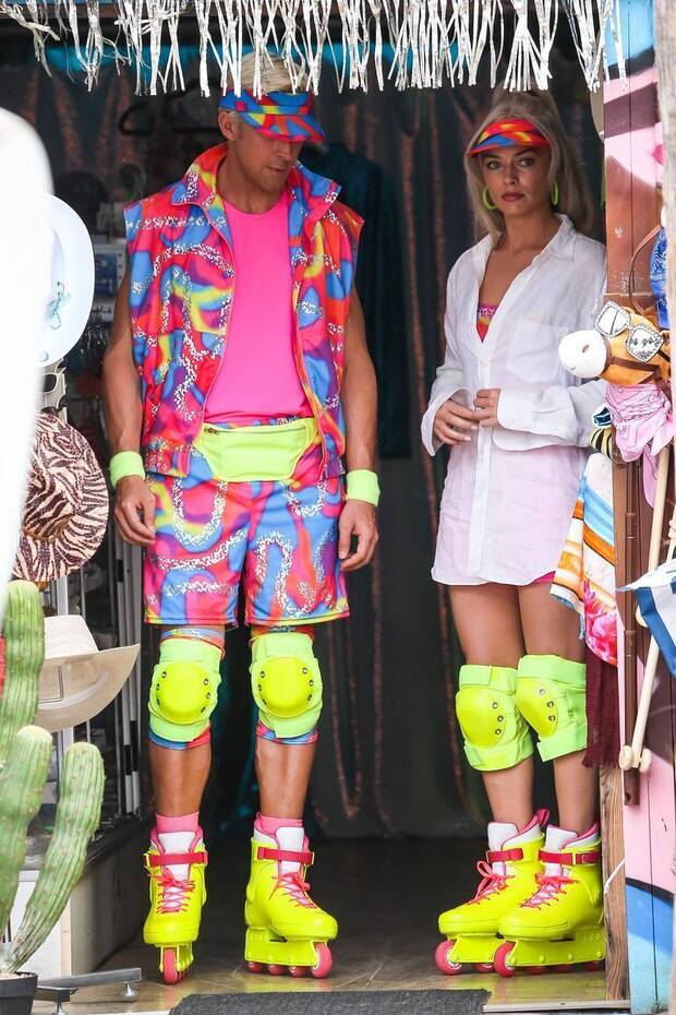 Margot Robbie nerviosa en el rodaje de Barbie