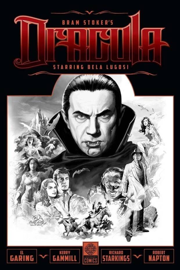 Drácula Presentada la novela gráfica con Bela Lugosi como el vampiro Vandal Random