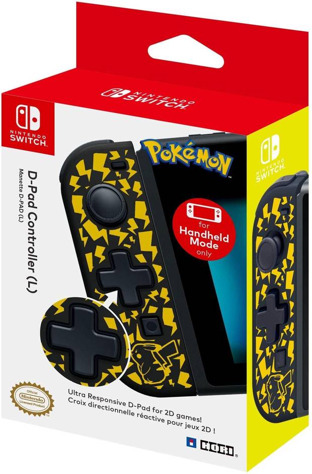 HORI presenta un nuevo Joy-Con con cruceta para Switch basado en Pikachu Imagen 4