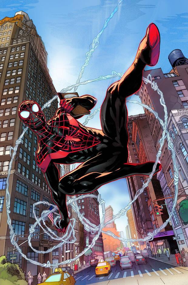 Miles Morales, el nuevo Spider-Man, dibujado por Javier Garrón