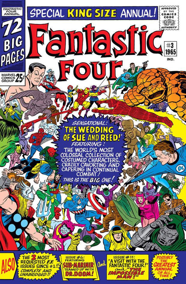 Portada del cómic Fantastic Four Annual #3