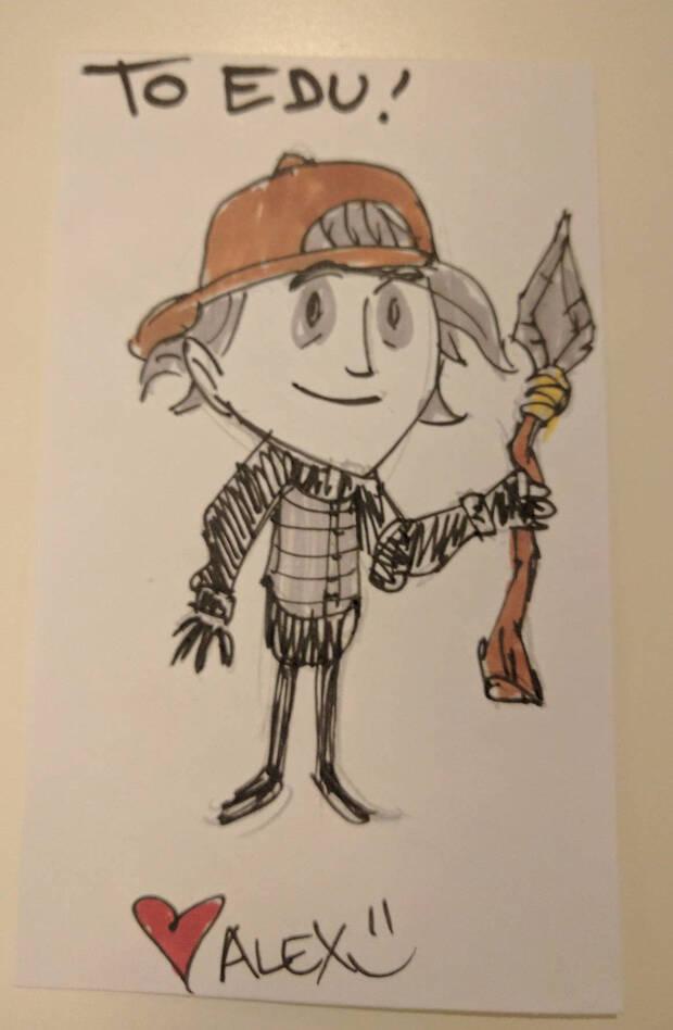 Verz dibujado por Alex Savin, el artista de 'Don't Starve'.