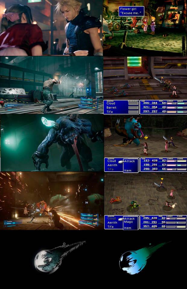 Comparan el nuevo triler de FF7 Remake con el de 2015 y el original Imagen 4