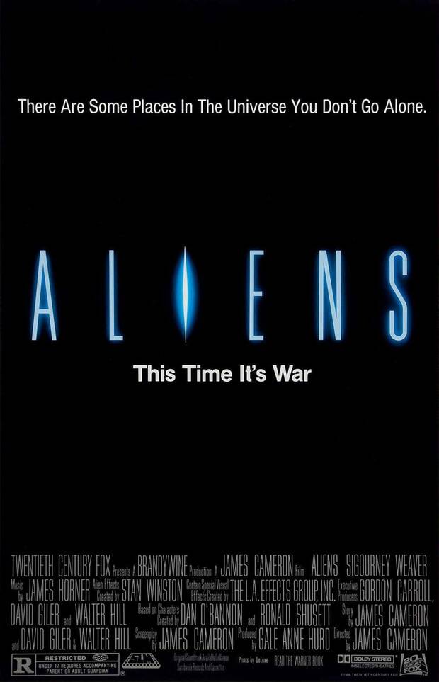 Póster Aliens Negro