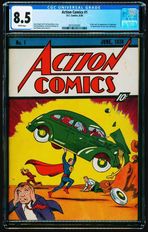 El primer cómic de Superman vendido por 3,25 millones de dólares