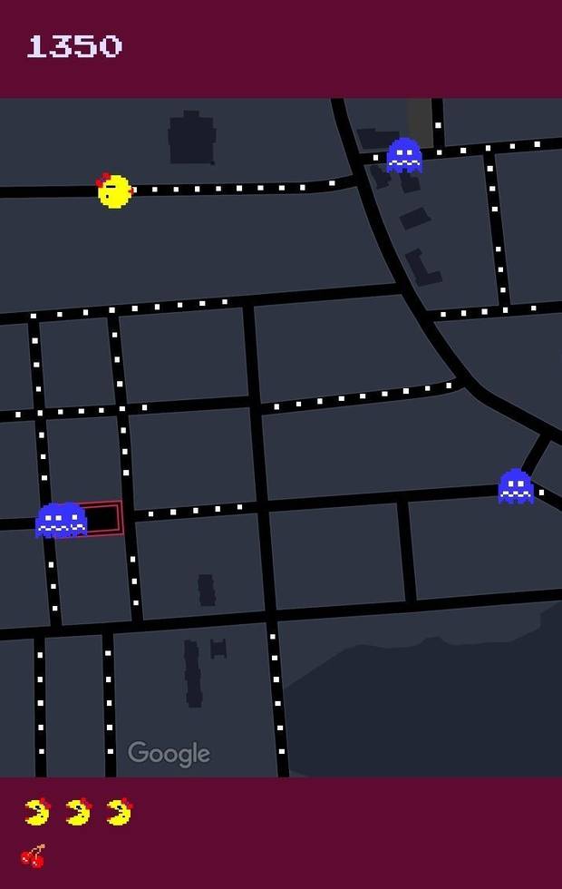 Ya puedes jugar a Ms. Pacman en Google Maps Imagen 2